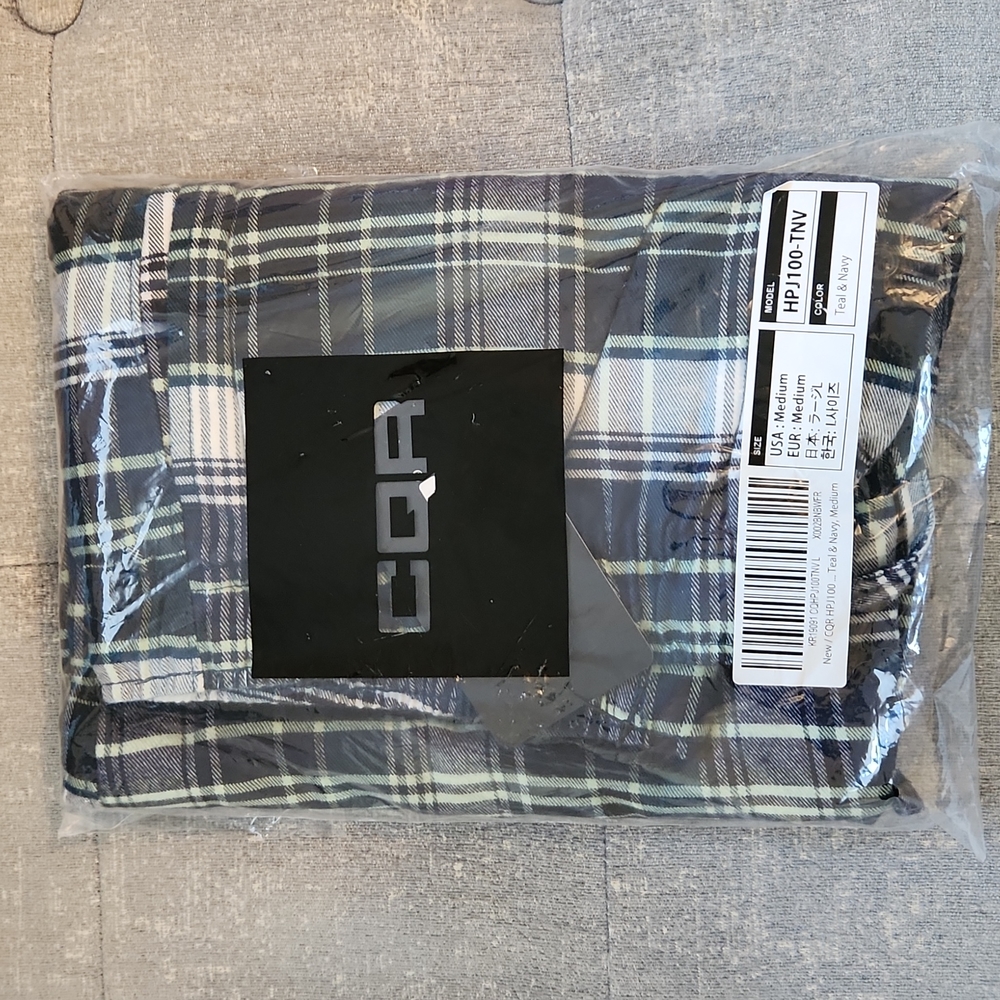 NWT CQR 100% cotton flannel pants